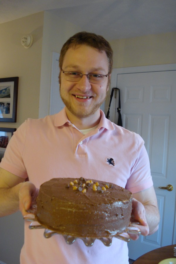 Ben with his cake.