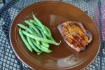 sweet mustard glazed pork chops | thepajamachef.com