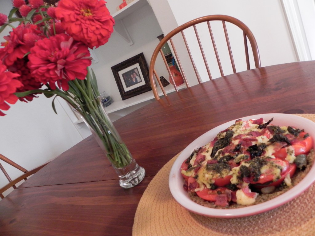 Tomato Pie via thepajamachef.com // a celebration of summer