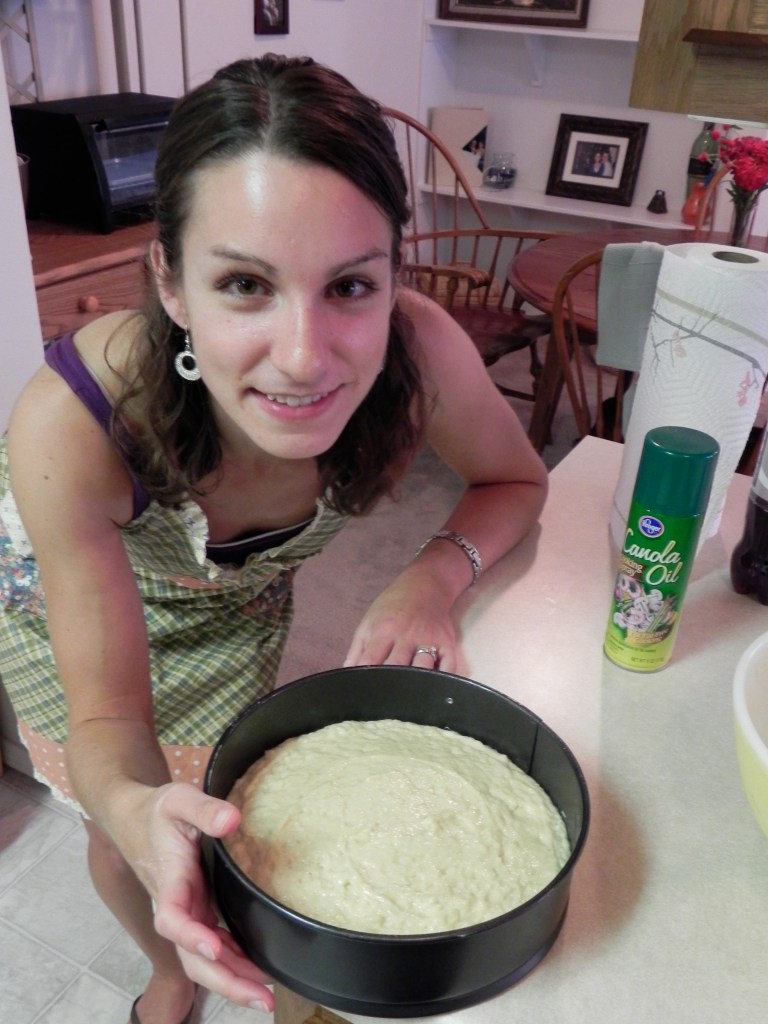 Lime Yogurt Cake with Raspberry Sauce