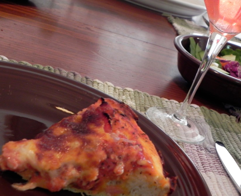 cornmeal pizza dough in the breadmaker | thepajamachef.com