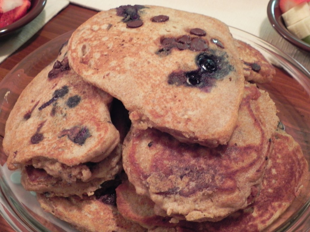 Whole Wheat Pancakes via thepajamachef.com