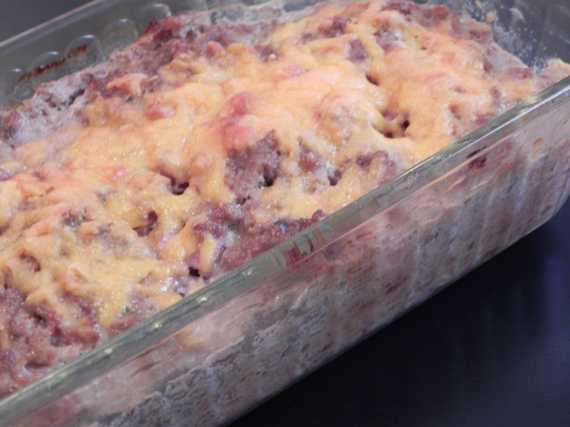 Onion-less salsa meatloaf to please even the pickiest eaters!