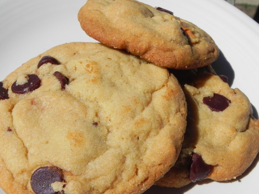 Crispy Crunchy Chocolate Chip Cookies... these cookies taste great fresh or are a treat right out of the freezer too!