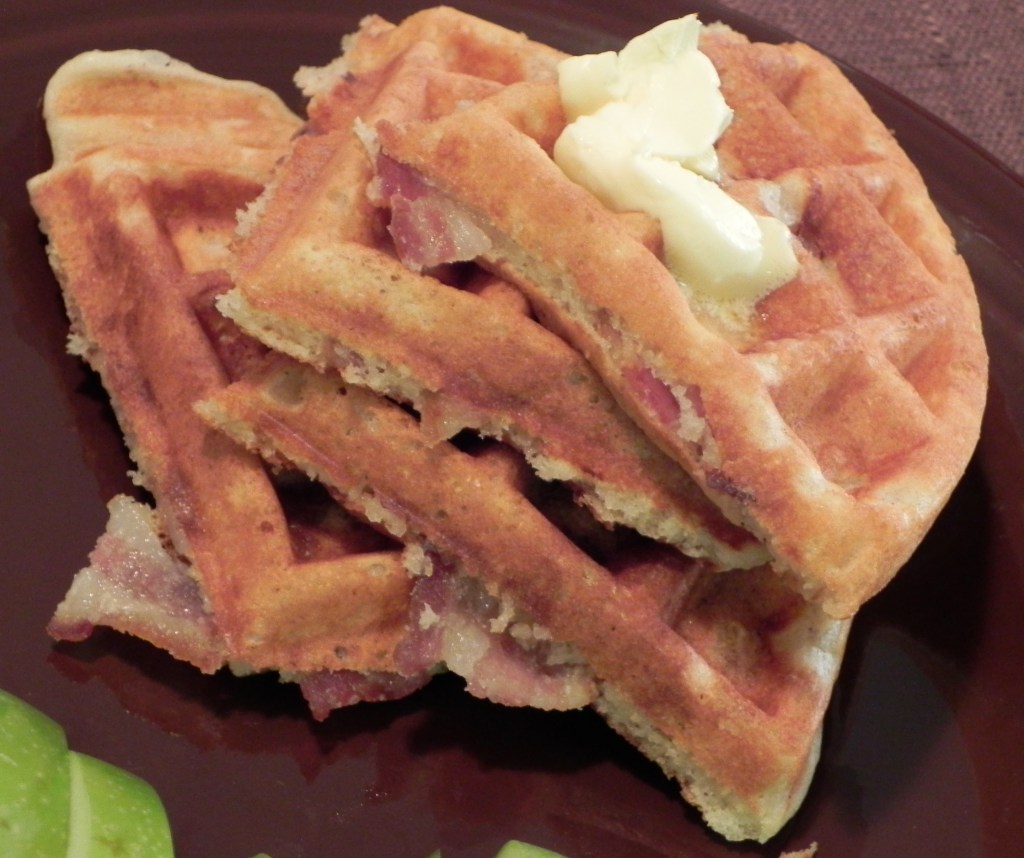 Brown Sugar Bacon Waffles... because why should you have to choose between bacon and waffles?! Brown Sugar Bacon Waffles... because why should you have to choose between bacon and waffles?!