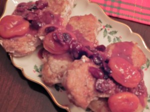 My new favorite way to eat pork! Pork Chops with Red Wine Sauce. Yum.