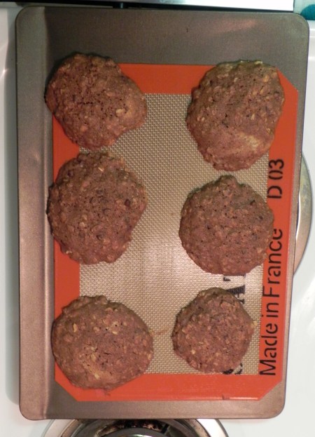 Triple Chocolate Oat Cookies via thepajamachef.com