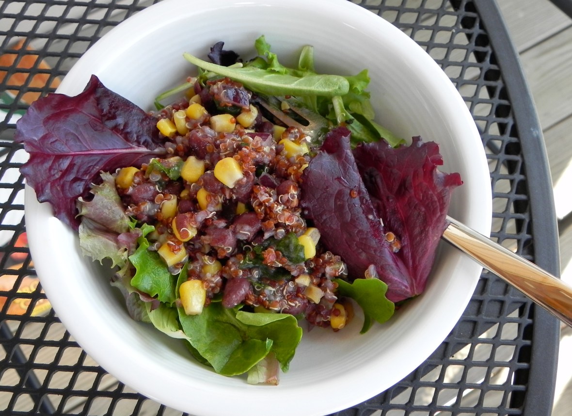 Black Bean + Corn Quinoa Salad | The Pajama Chef