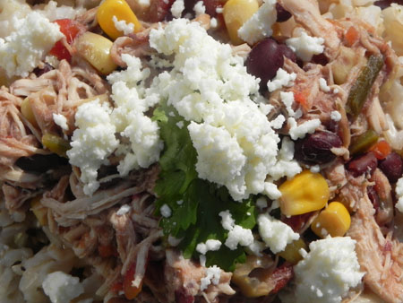 Crock Pot Santa Fe Chicken | thepajamachef.com