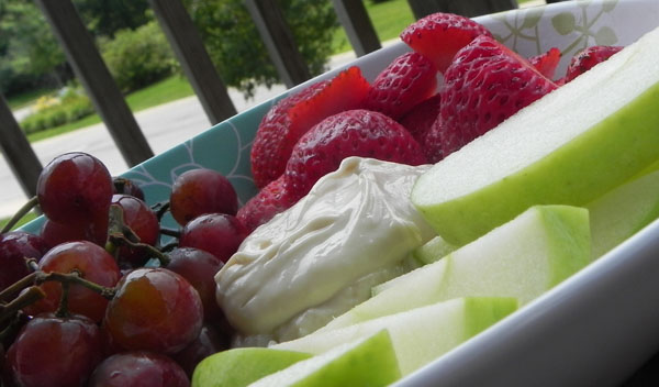 Brown Sugar Fruit Dip | thepajamachef.com