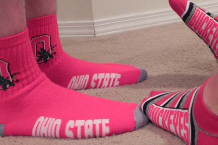 buckeyes socks