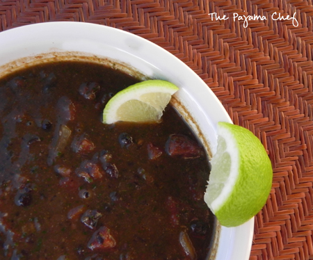 Black Bean Soup Like You Mean It - this black bean soup is the perfect blend of spices, lime, and garlic. Everyone will love it!
