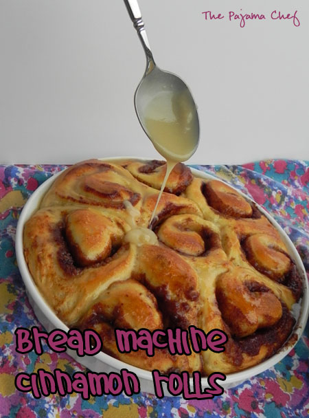 Bread Machine Cinnamon Rolls with Maple Icing | thepajamachef.com