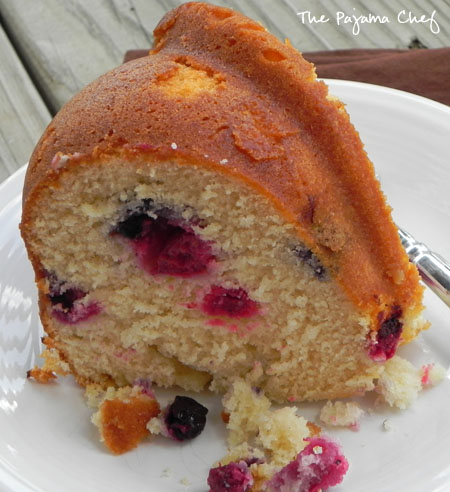 royal berry coffee cake | thepajamachef.com