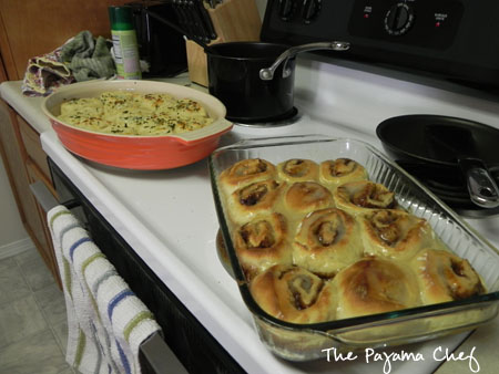 These soft, doughy rolls are stuffed full of herb garlic butter, Parmesan cheese, and Mozzarella cheese, then topped with tons of parsley and more cheese. Each bite is cheesy and gooey, more delicious than the first.
