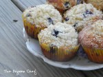 Grandma's Blueberry Muffins - a perfect way to enjoy fresh bluberries...with a crumb topping that can't be beat! via thepajamachef.com