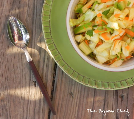 This isn't just your average cole slaw... it's Minty Asian Slaw!