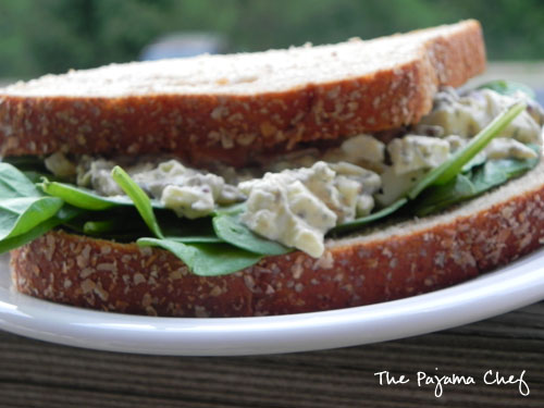 Mushroom Egg Salad | The Pajama Chef