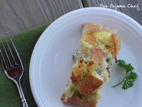 Lemon Herb Eggs in Ciabatta | The Pajama Chef