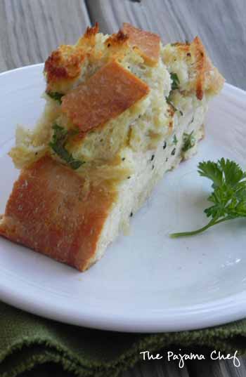 Lemon Herb Eggs in Ciabatta | The Pajama Chef