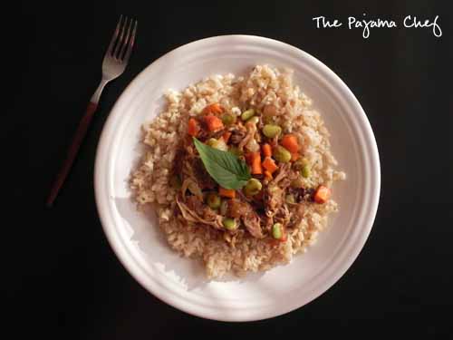 Pork, Apple, and Ginger Stir Fry | The Pajama Chef