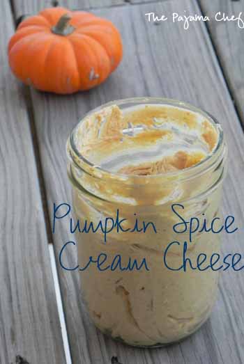 Pumpkin Spice Cream Cheese | The Pajama Chef