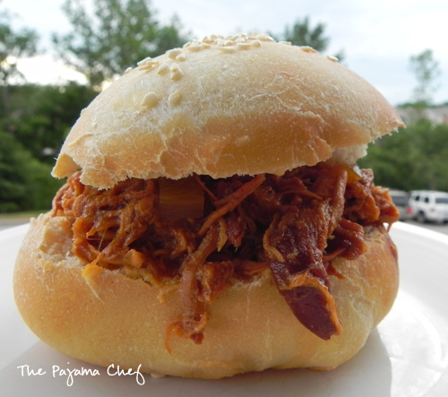 Hawaiian BBQ Pulled Chicken Sandwiches | The Pajama Chef
