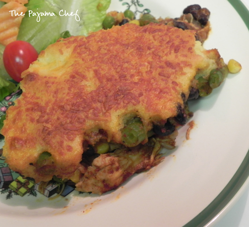 Mexican Cornbread Pot Pie | The Pajama Chef