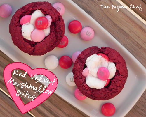Red Velvet Marshmallow Bites | The Pajama Chef