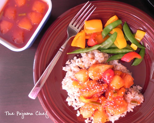 Sweet and Sour Chicken | The Pajama Chef
