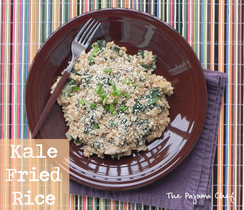 Kale Fried Rice | The Pajama Chef