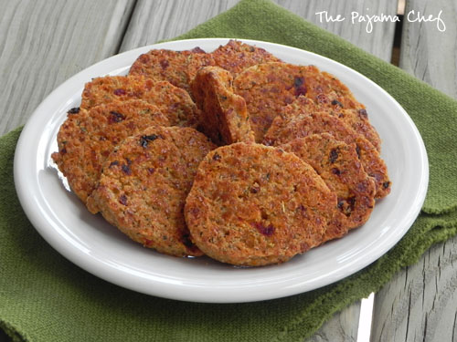 Herb, Tomato, and Cheese Crackers | The Pajama Chef