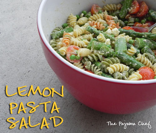Neely's Lemon Pasta Salad | The Pajama Chef