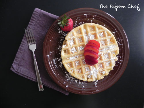 Club Soda Waffles | The Pajama Chef