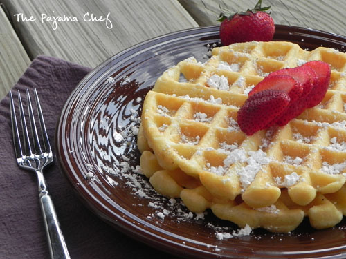 Club Soda Waffles | The Pajama Chef