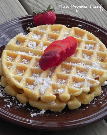 Club Soda Waffles | The Pajama Chef