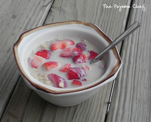 Maple Berry Overnight Oats | The Pajama Chef