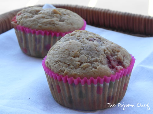 Strawberry Muffins | The Pajama Chef