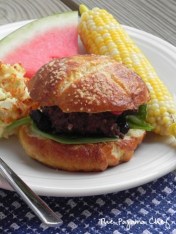 Blueberry Burgers | The Pajama Chef