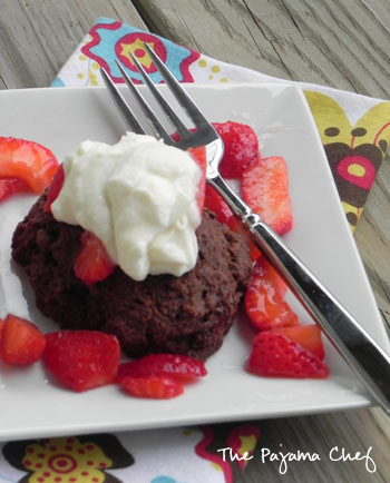 Double Chocolate Strawberry Shortcakes | The Pajama Chef