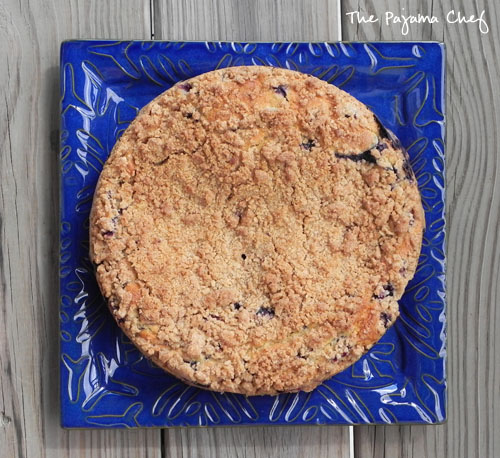 Blueberry Buckle | thepajamachef.com