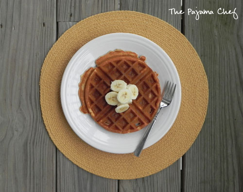 Ginger Banana Waffles | thepajamachef.com