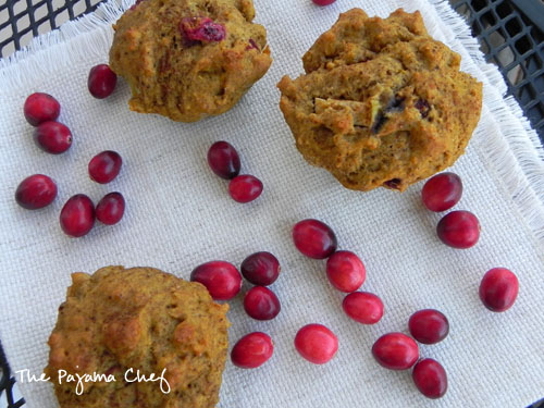 Autumnal Muffins | thepajamachef.com
