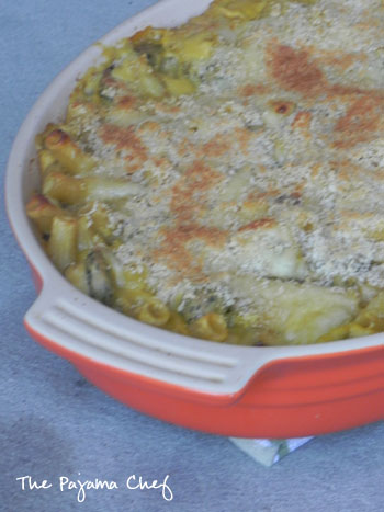 Cheesy Baked Everything Pasta