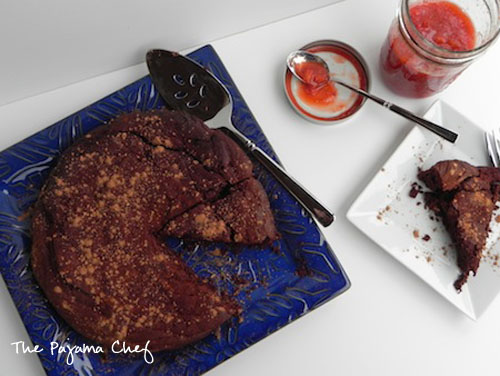 Flourless Chocolate Cake | thepajamachef.com