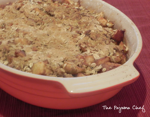 Harvest Pear Crisp | thepajamachef.com