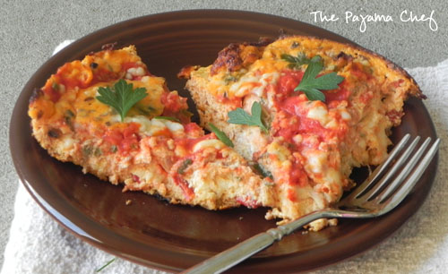 Pizza Frittata | thepajamachef.com