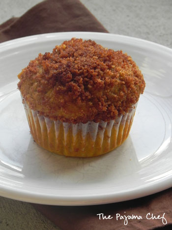 Pumpkin Graham Muffins | thepajamachef.com