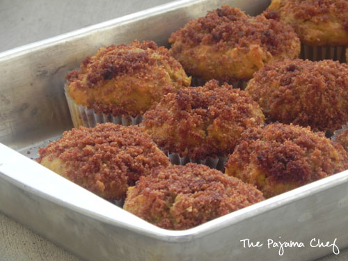 Pumpkin Graham Muffins | thepajamachef.com