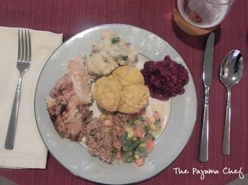 Thanksgiving Meal | thepajamachef.com